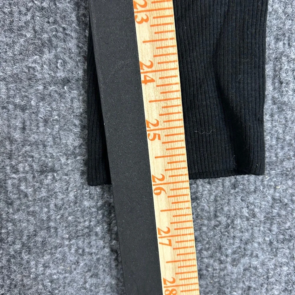 Victoria's Secret Leggings Womens Size M Black Modal Ribbed Cuff Lounge Pajamas